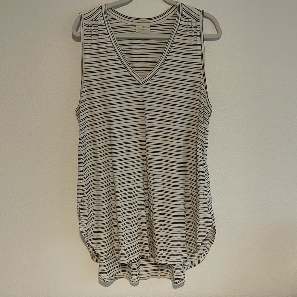 Anthropologie - T.LA Striped Tank - Size XL